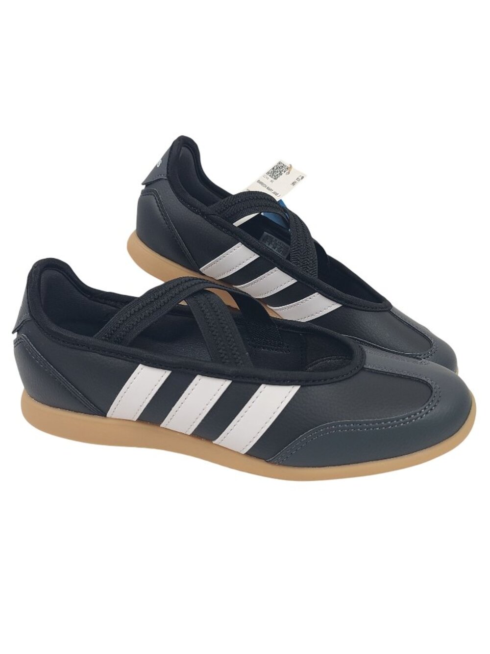 NEW Adidas Barreda Mary Jane J Cloudfoam Shoes Women Size 5.5 Black & White